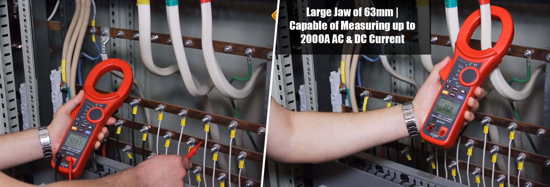 2000 A AC/DC Digital Clamp Meter 221